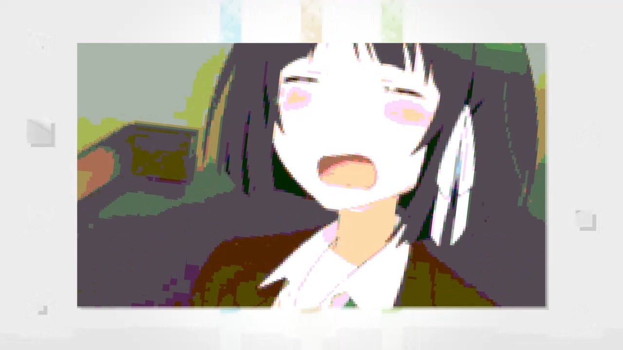 泣いてる