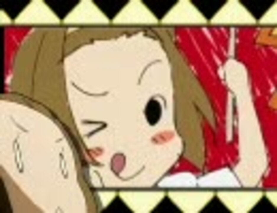 『けいおん!』のりっちゃんがマリオ3のBGMに合わせてホホホと笑う動画