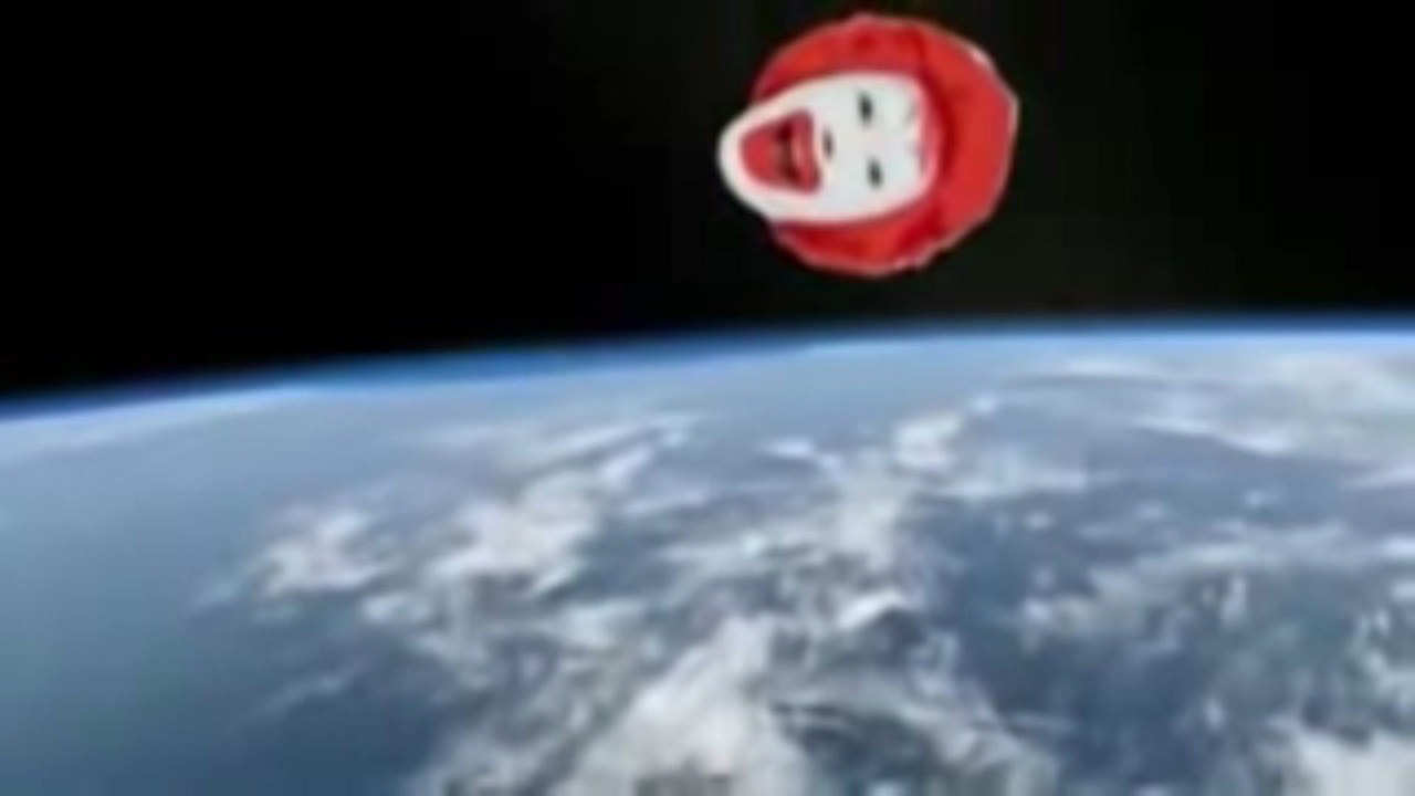 地球に直径400kmのちっちゃなドナルドが20000000km/hの速度で衝突します
